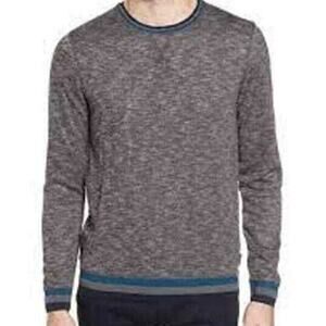 Ted Baker London Sweater Mens Size Small Heather Gray Crew Neck Jumper